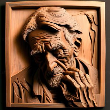 3D model Roy Frederick Sprether American artist (STL)